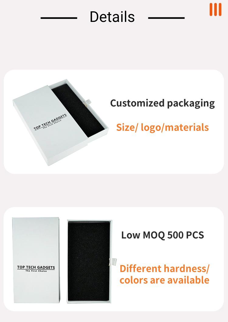 Custom Sliding Drawer Box Phone Case Packaging Box Phone Accessories Packaging