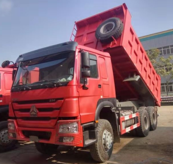 Second Hand HOWO 8x4 35-40 Ton Tipper Truck for Construction Mine in Good Condition