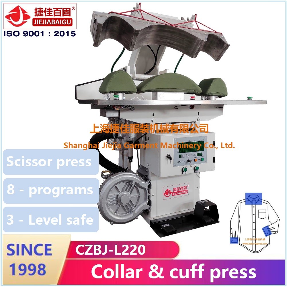 Laundry Manual Dry Steam Press Cloth Machine Big Buck Build In Steam Boiler & Vacuum Unit