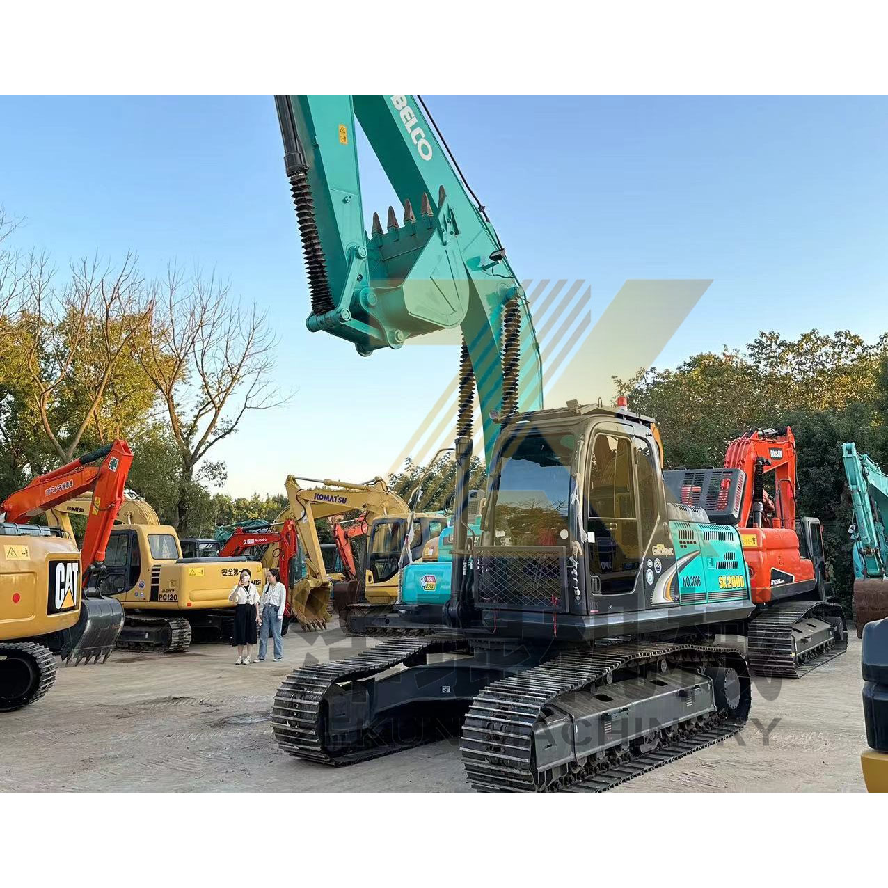 Used Kobelco SK200-10 Excavator 0.93m³ Bucket with Hydraulic Valve