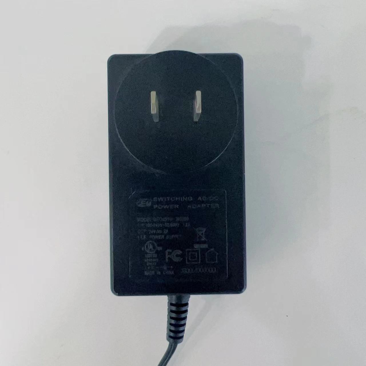 48W 24v 2a Wall Mount Power Supply Adapter High Temperatura Resistant SAA