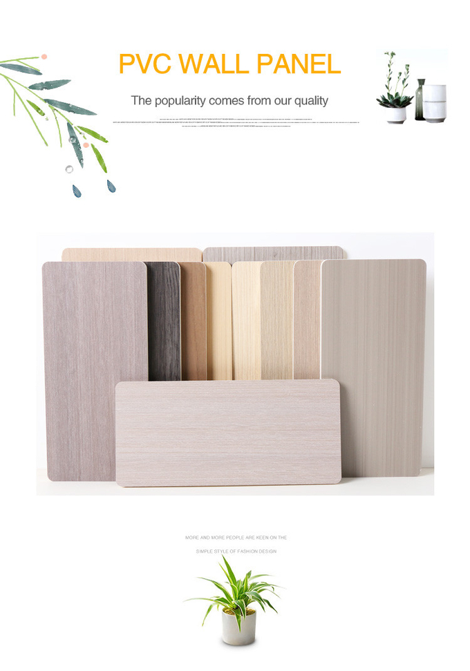 Wood Grain Bamboo Charcoal Wall Board Wood Veneers 5mm 8mm