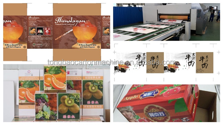 12mm Flexo Paper Board Flute Box Printer Gluer Carton Box Slotting