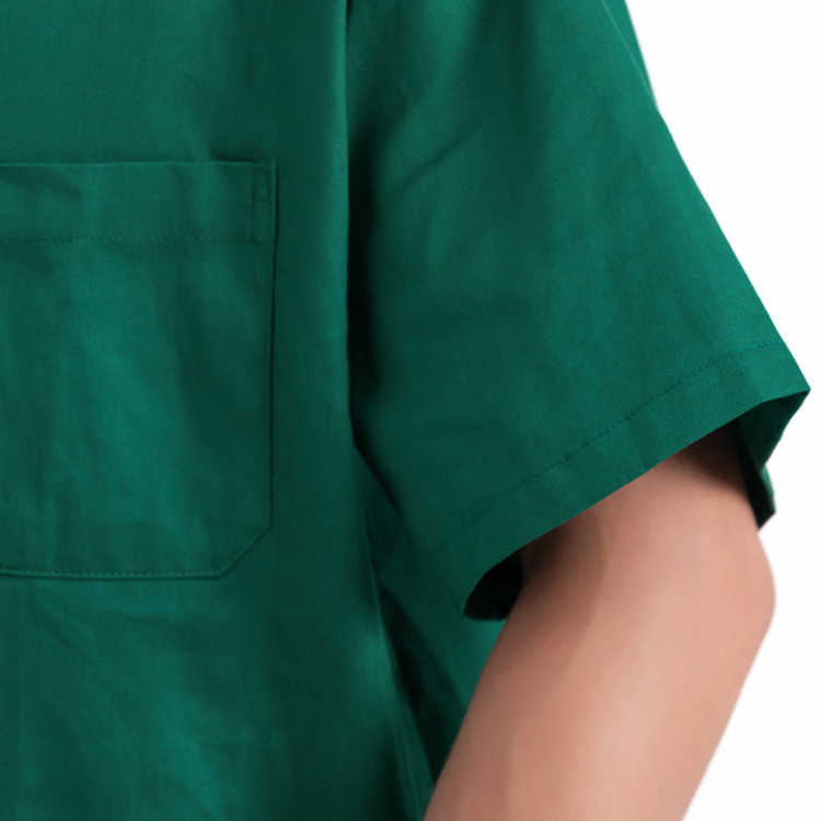Green Men Scrub Suit Uniforms Short Sleeve M L XL XXL 3XL 4XL