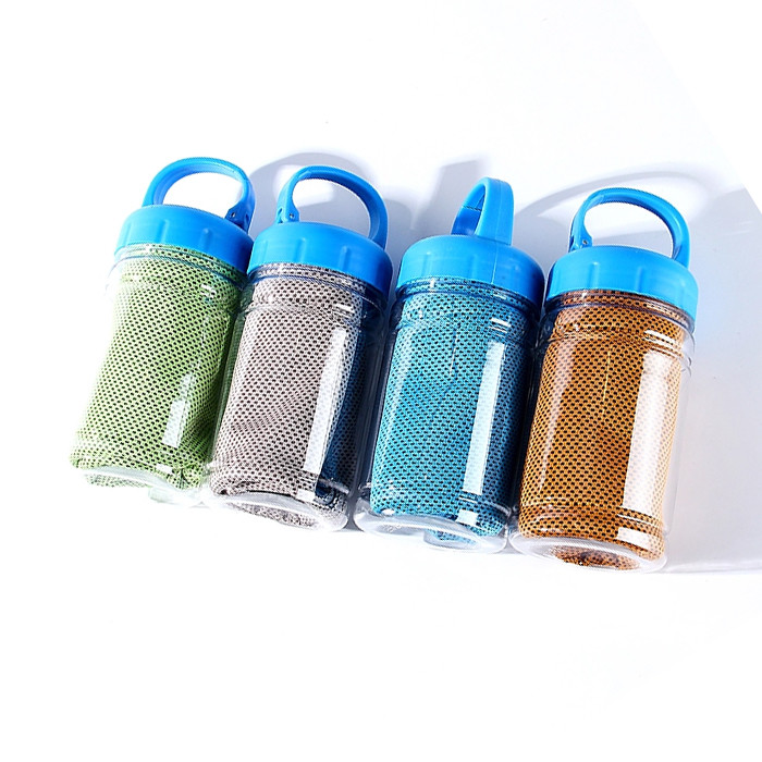 Long Lasting Plain Cooling Microfiber Towel Reusable Hand Wash Only