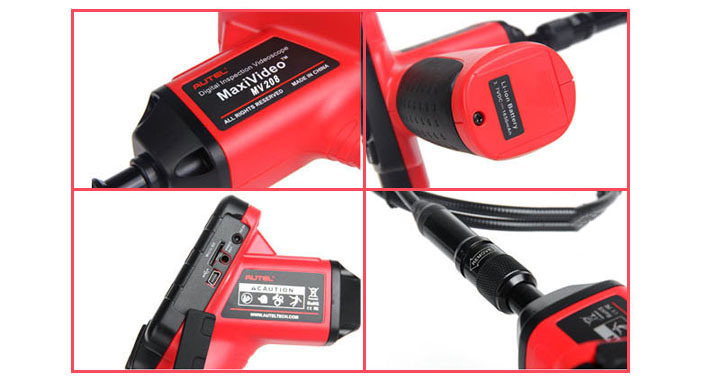 Autel Maxivideo MV208 Digital Videoscope with 5.5mm Diameter Imager Head Inspection Camera