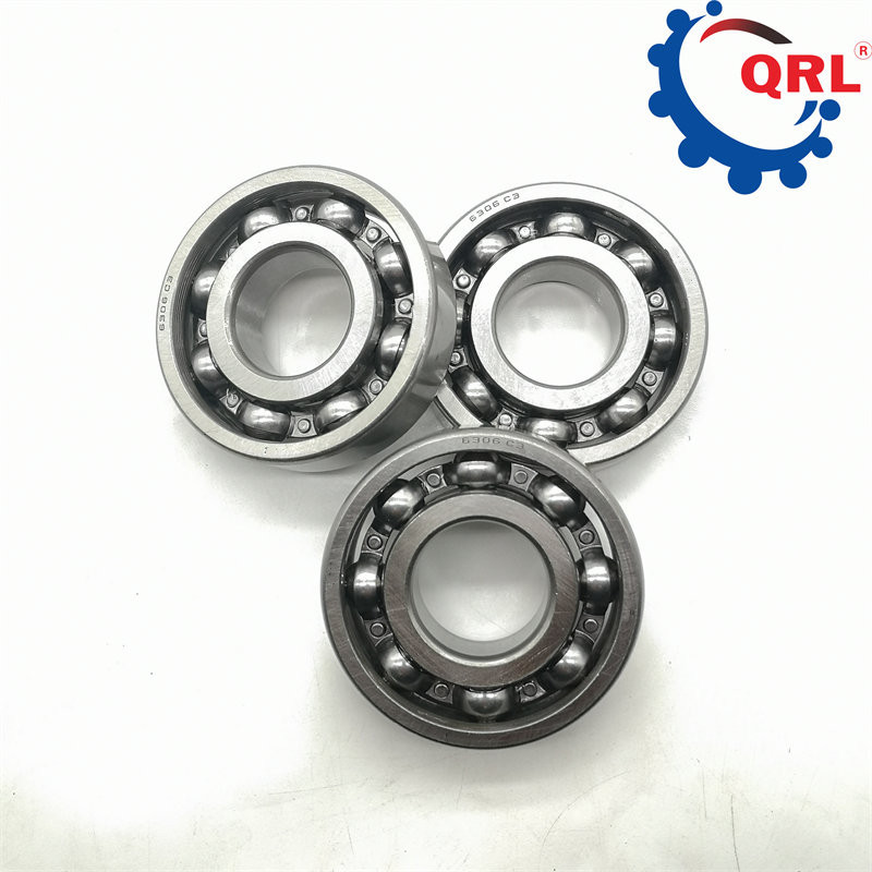 Open Seals Type Deep Groove Ball Bearing 6306 C3 QRL 30x72x19 Mm
