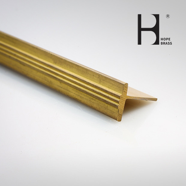 Golden Fadeless Brass T Shaped Channel C28000 T Section Tile Trim
