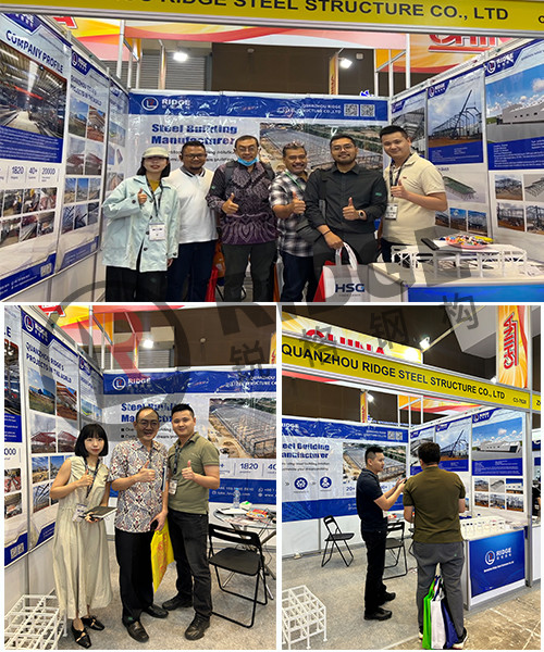 Hot Dipped Galvanized Steel Structure Warehouse , Prefabricated Warehouse Construction