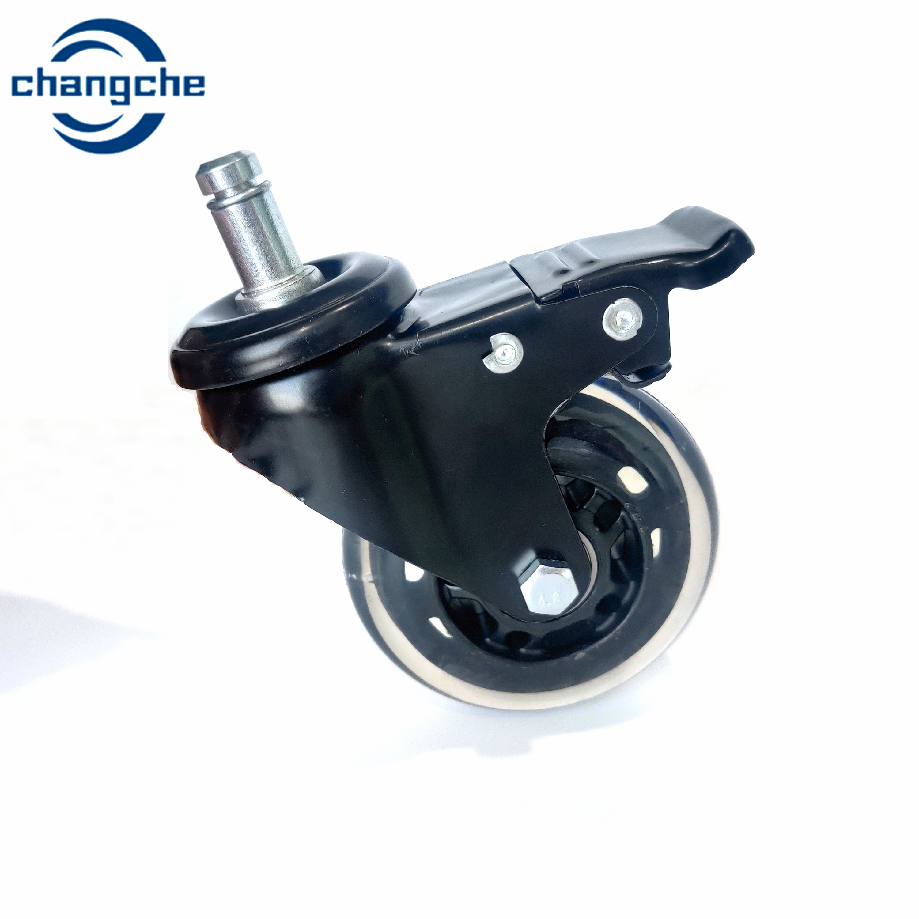 Heavy-Duty Swivel Castor Wheels With Total Lock Brake And Ball Bearing
