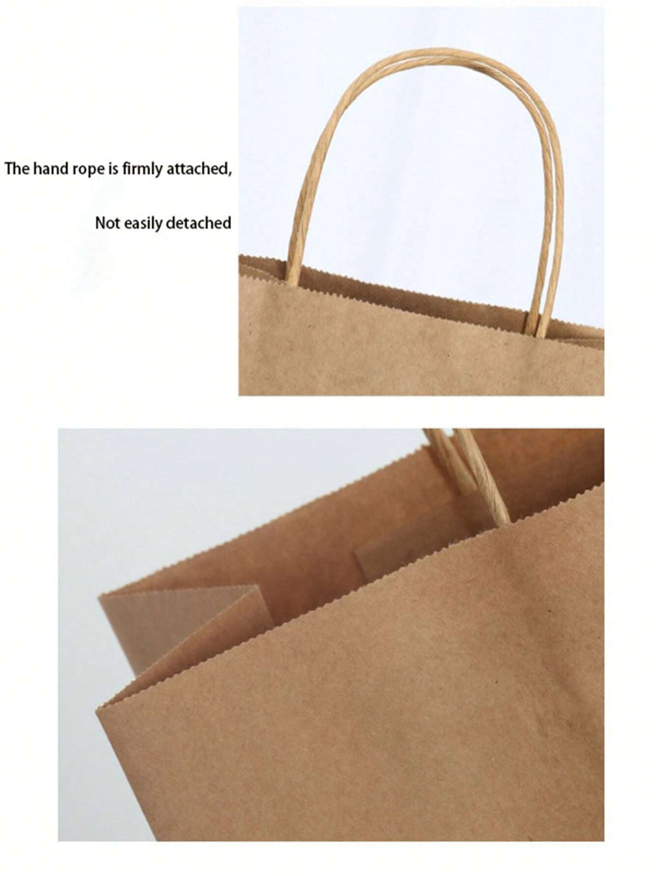 Easy To Carry Custom Printed Square Bottom Paper Bag Stylish