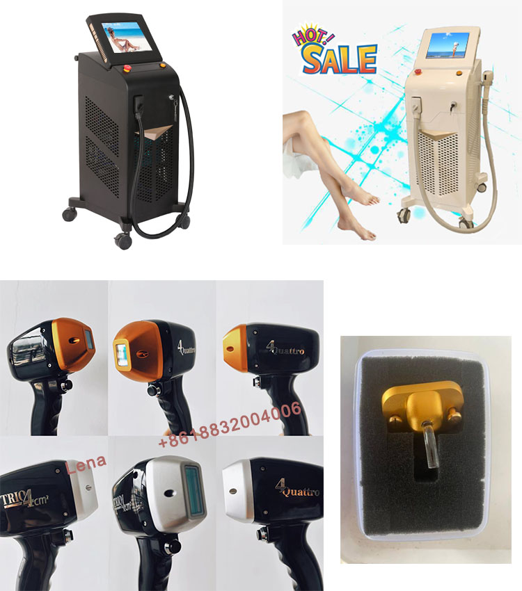 Ice Titanium Laser Beauty Machine 1200w Diode Laser Painless Hair Removal Machine