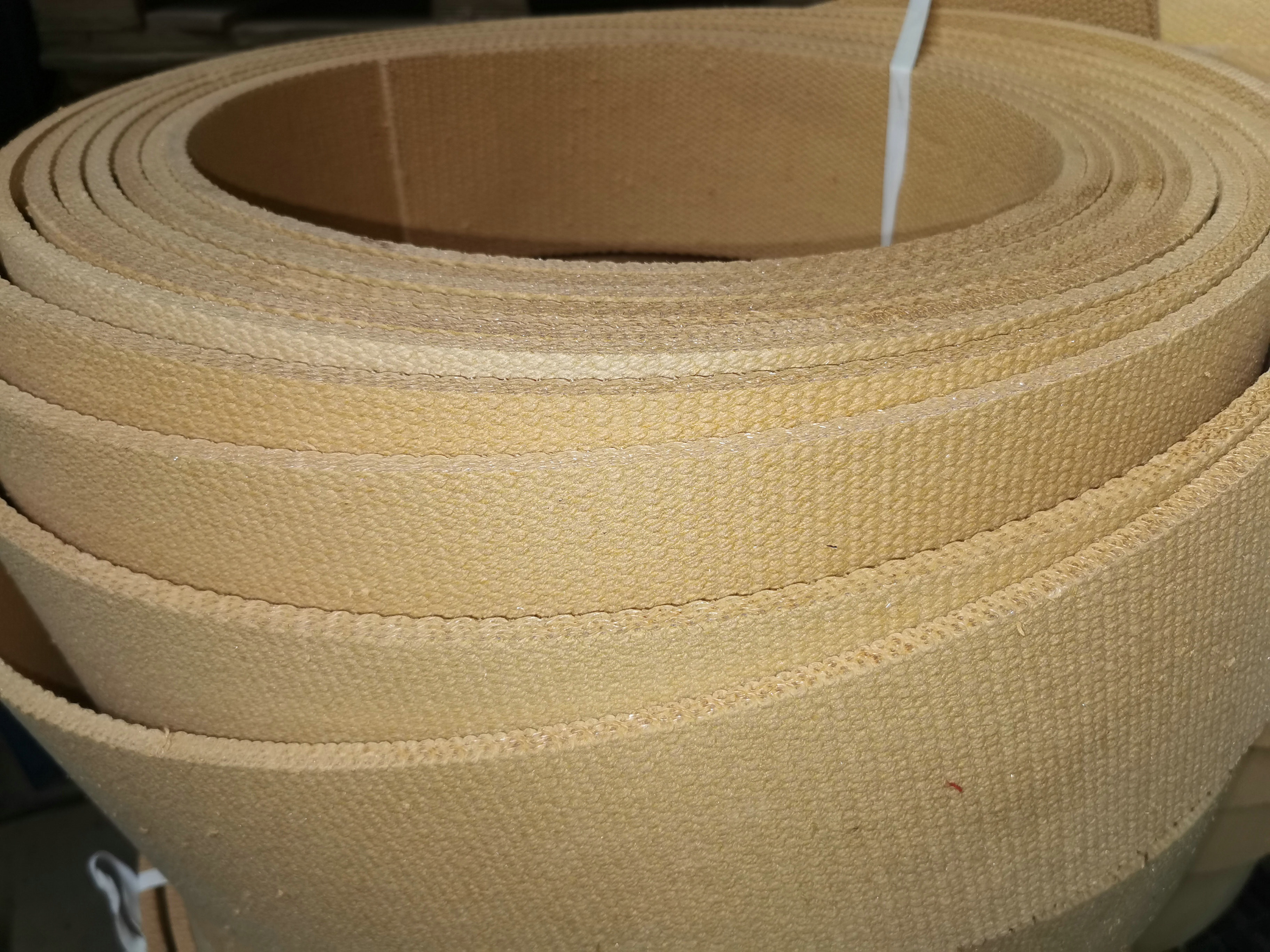 Brown Asbestos Free Woven Brake Roll Lining For Windlass Winch Anchor