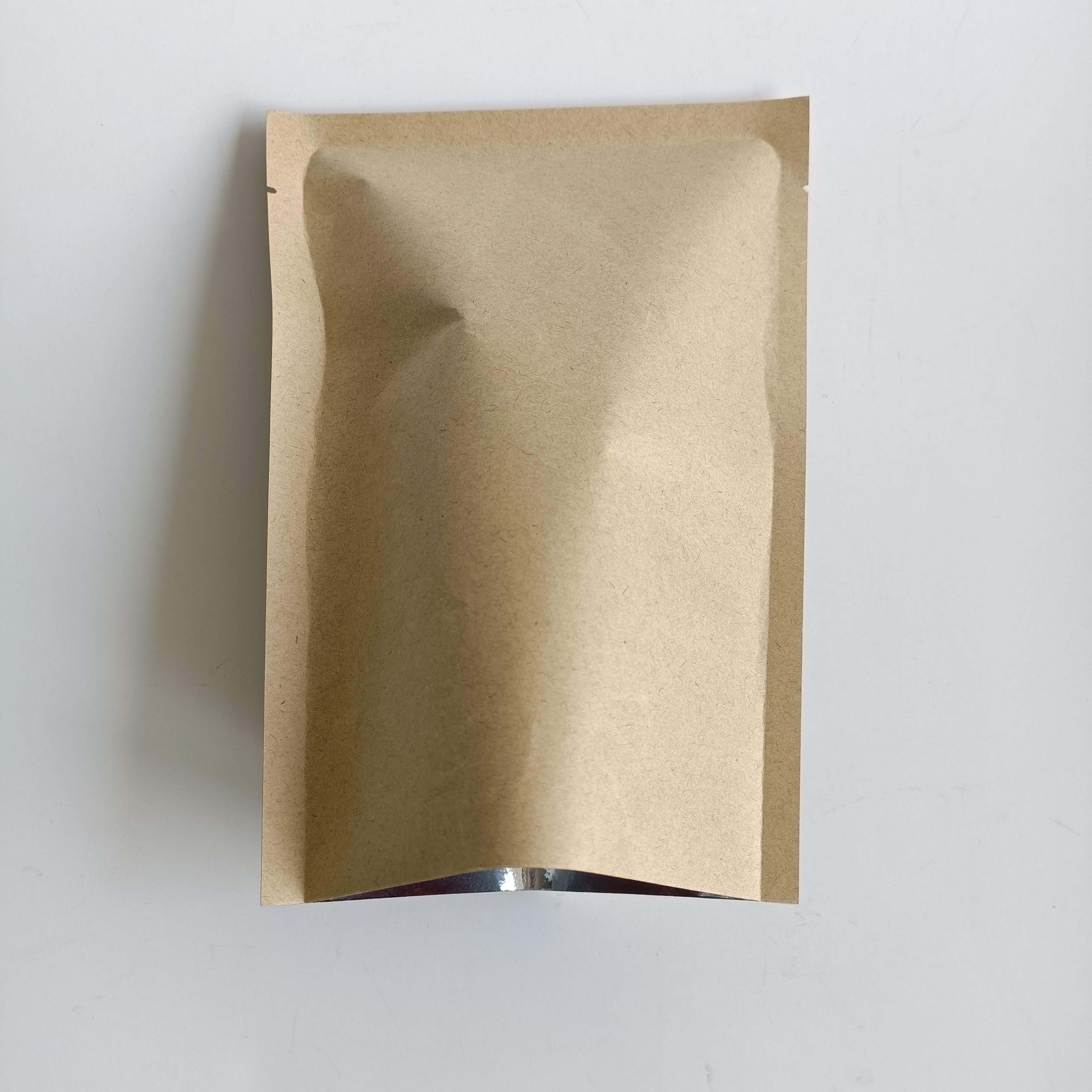 0.14MM Thickness Eco-Friendly Kraft Paper Bag with Aluminum Foil and Gravure Printing