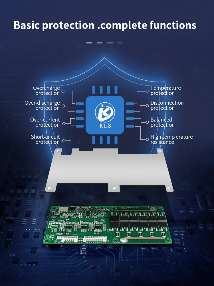 16S 20S 24S LiFePO4 Battery BMS for Electrical Bike Lithium Ion Battery Pack BMS Board