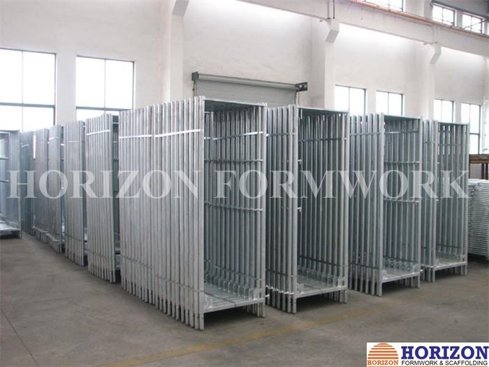 Universal Frame Scaffolding Systemy Q235 Steel H Frame Cross Brace OEM Available