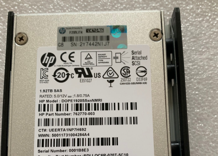 3PAR 1.92TB HP Server Hard Drives SAS SSD 762770-003 778180-001 Solid State Drive