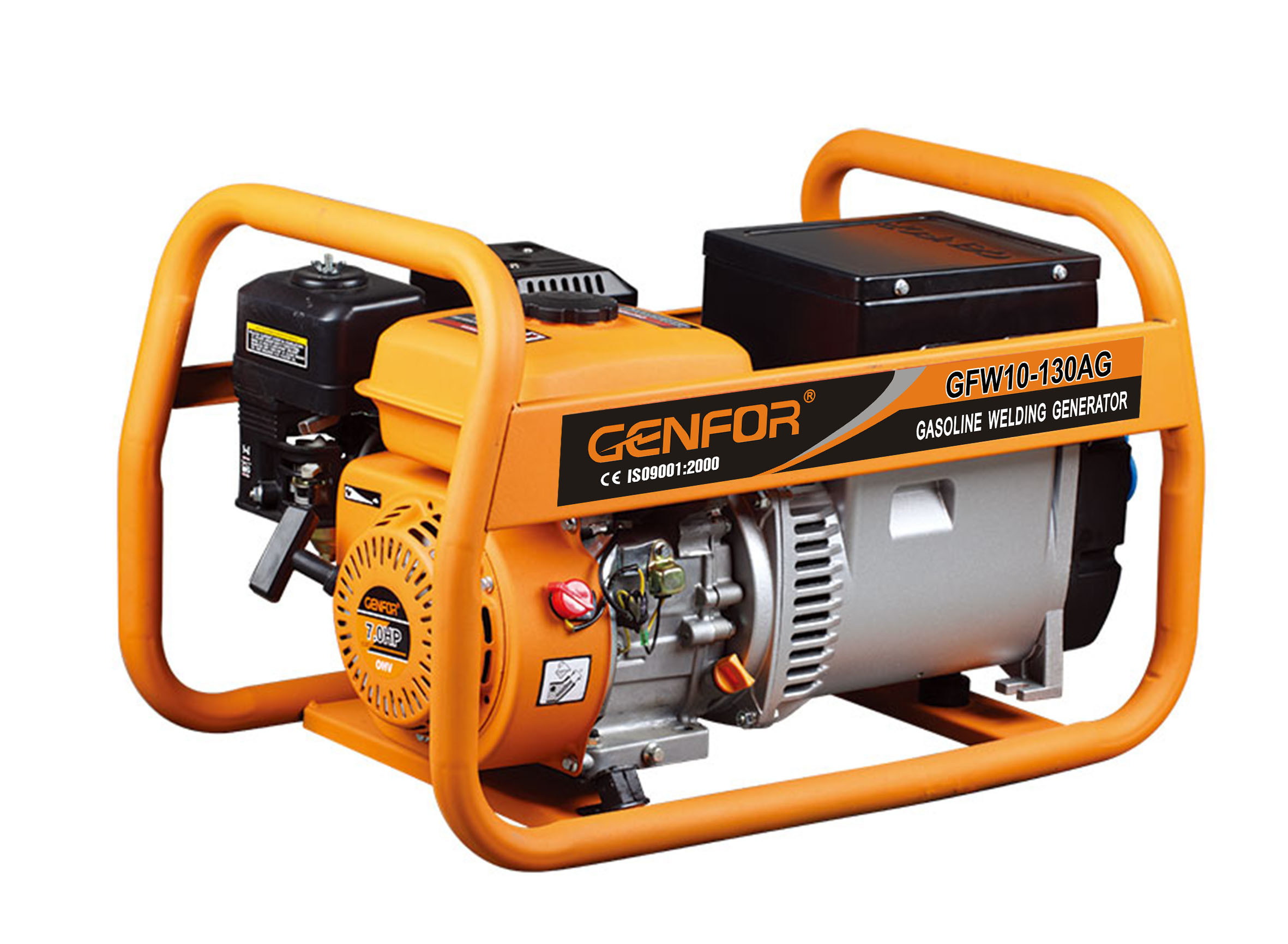 DC 19 - 26V Single Phase Generator , Welding Generator Set 8.0HP Max Output