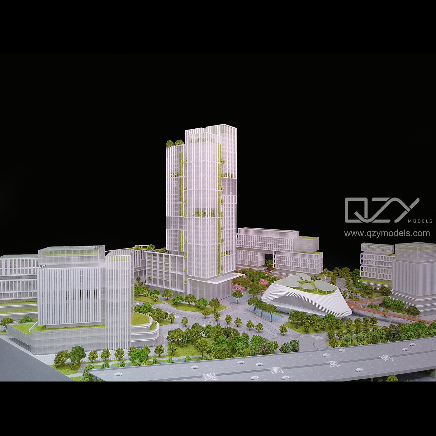 HUAYI Architecture Construction Model Scale Models Of Famous Buildings 1/400