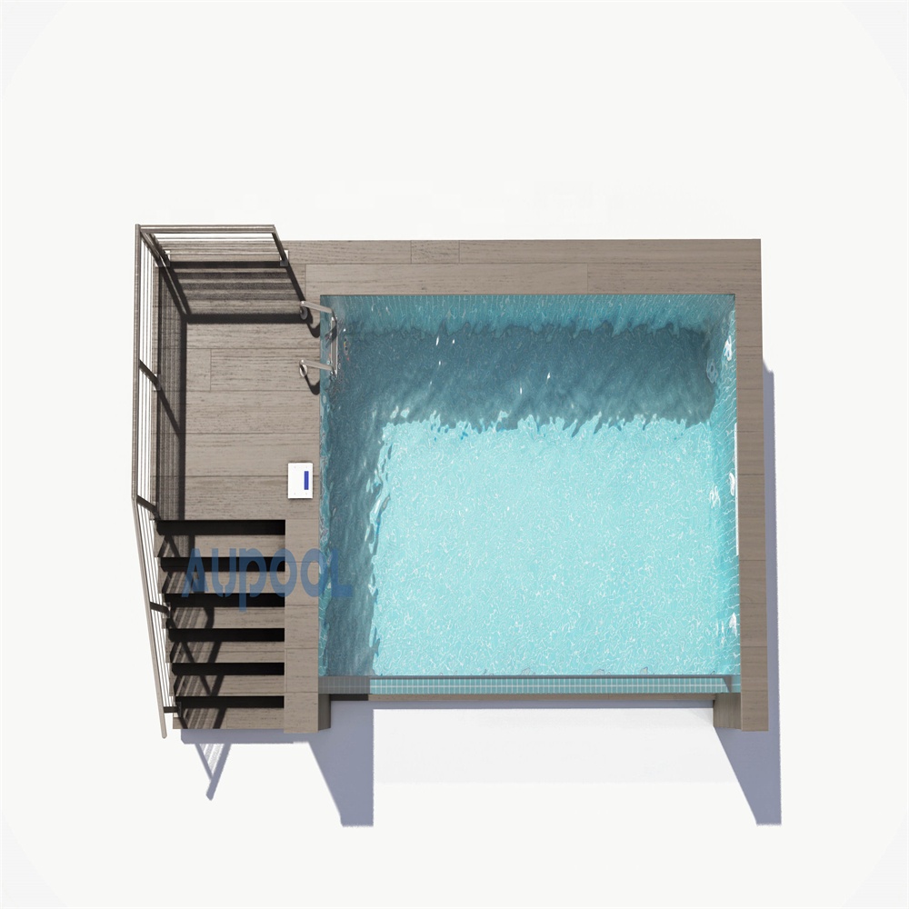 Moulding Glass Pools Above Ground Salt Chlorinator for Custom Outdoor Swimming Pools