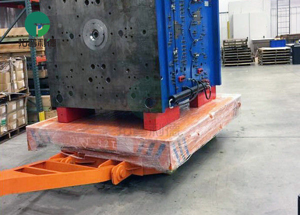 Winch Pulling Material Transport Non Power Towed Transfer Trolley With Draw Bar