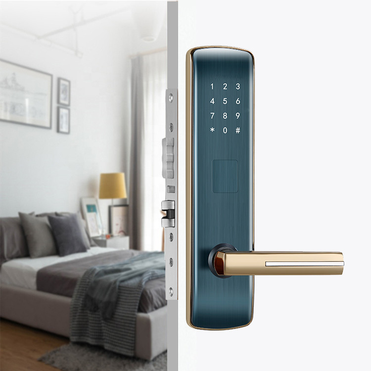 FCC Apartment Smart Door Lock Zinc Alloy Smart Digital Door Locks