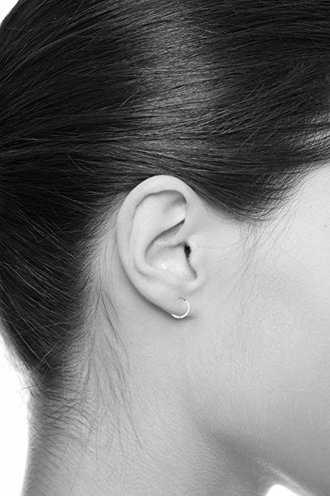 New fashion Korea Huggie Earrings Shiny Round Earrring For Women