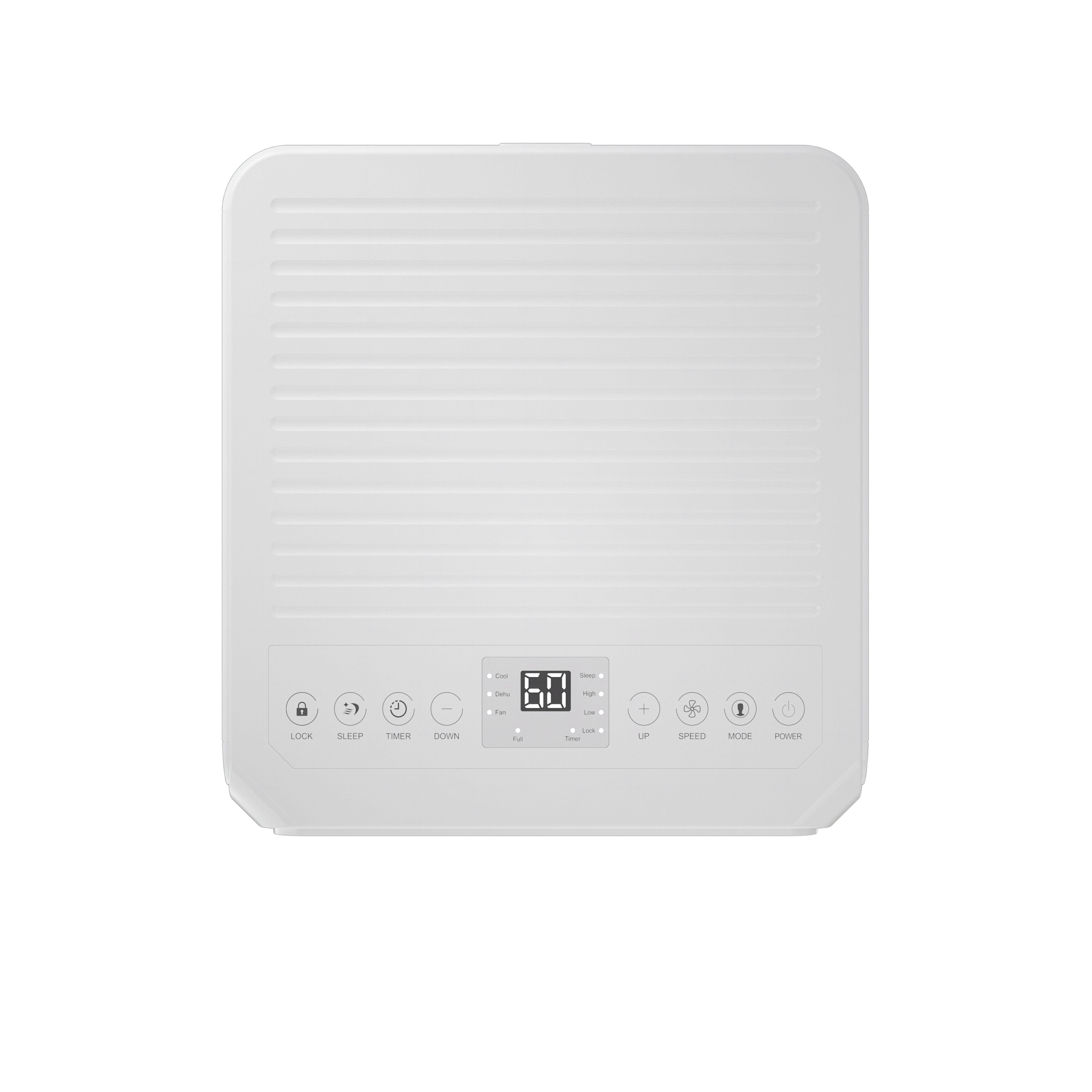 8000 BTU 110V 115V Portable Refrigerative Air Conditioner Fan Flicker LED Humidity Display Humidistat
