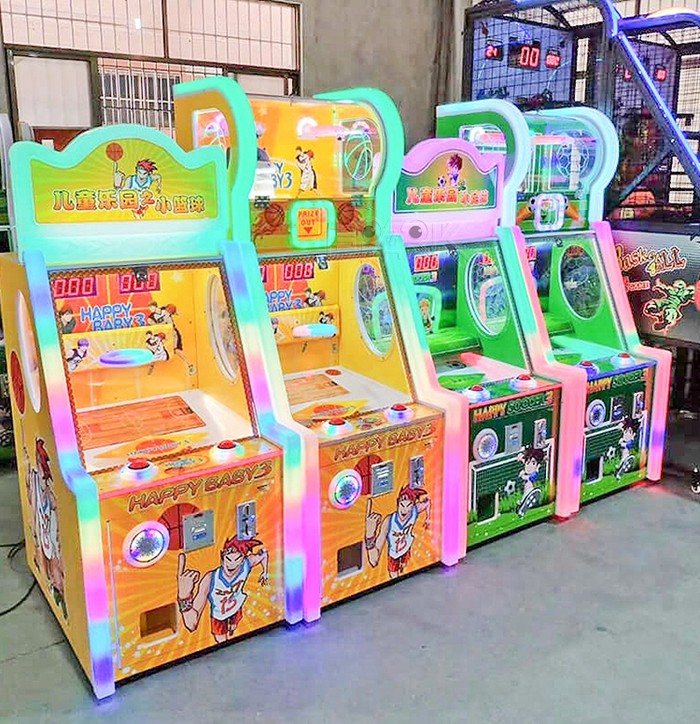 100W Amusement Game Machines Prizes Happy Soccer 3 II Shooting Ball Game