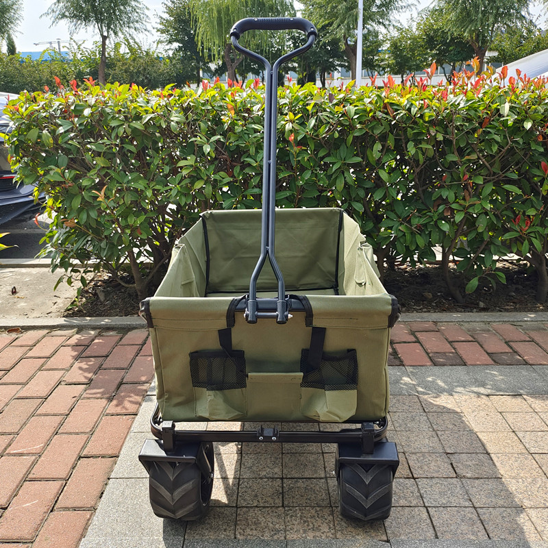 All Terrain Wheel Collapsible Stroller Wagon Foldable Beach Trolley Outdoor Camping Cart
