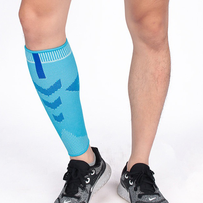 Anti Slip Custom Footless Compression Leg Sleeves Outdoor Running Leg Sleeves