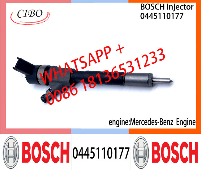 BOSCH injetor Common Rail fuel Injector 0445110176 0445110177 0986435111 A6480700287 A64807002870080 for Mercedes-Benz