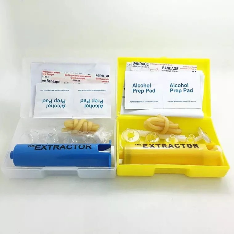 Snake Insect Bite Kit Venom Suction Kit Homecare Medical Supplies Products 12.5cm