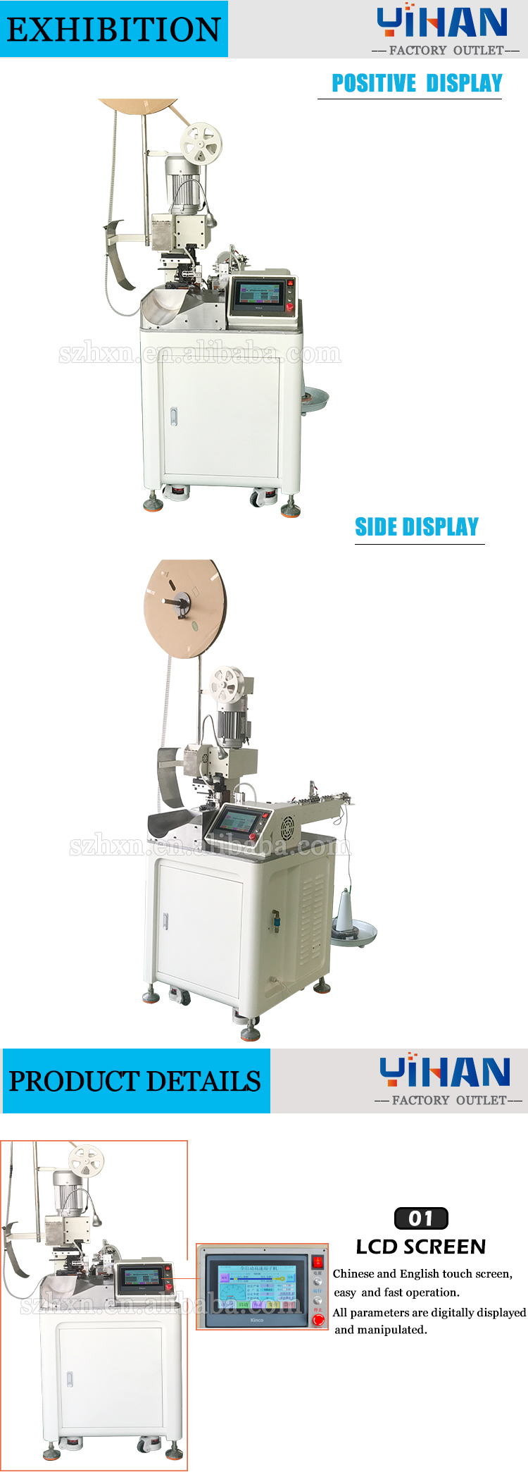 Speed Terminal Applications Made with 600*700*1500mm Fully Automatic Crimping Machine