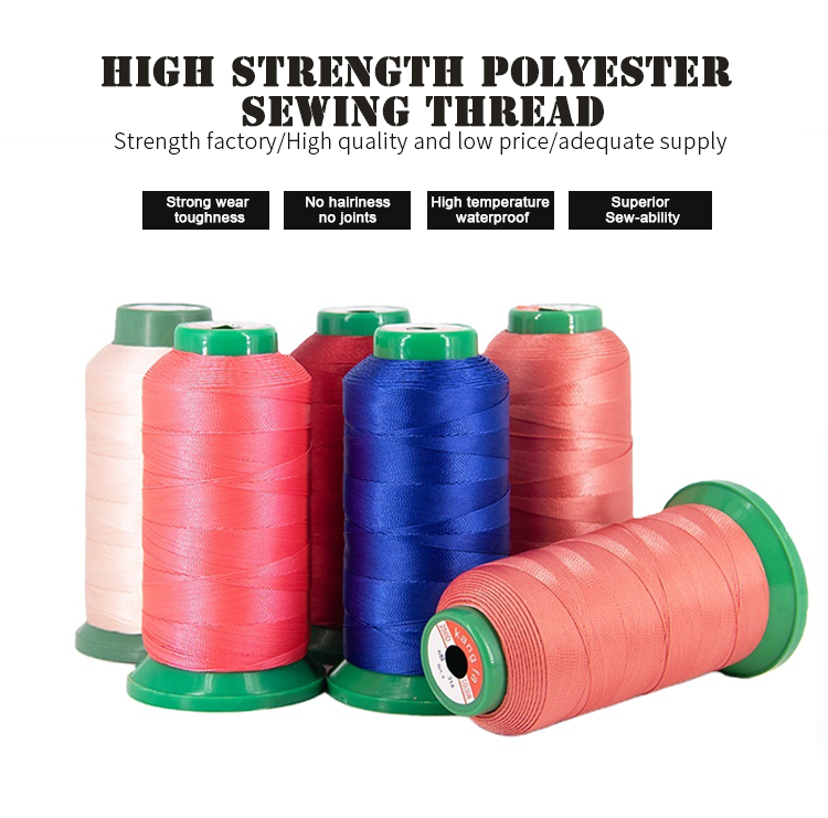 100% Nylon Thread For High Tenacity Polyester Shoes 100g Net Weight Cone