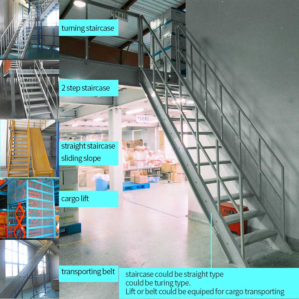 Bolted Structure E-commerce Warehouse Storage Multi Tier Mezzanine Rack