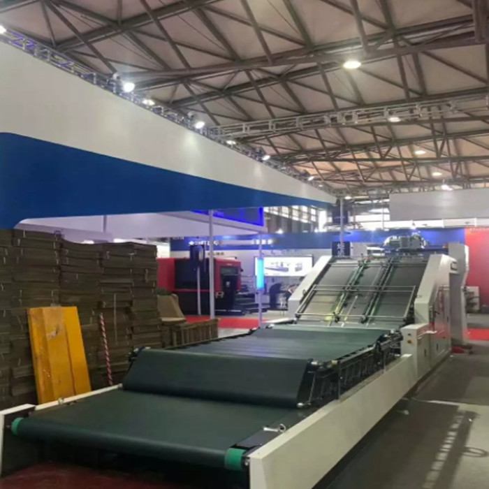 Automatic 5 Ply Corrugated Box Lamination Machine Cardboard Paper Plate