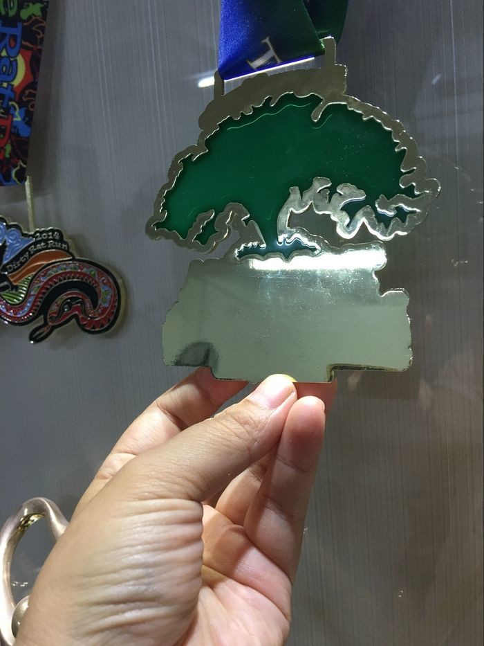 Light Weight Advertisement Hard Enamel Medals Antique Nickel Plating