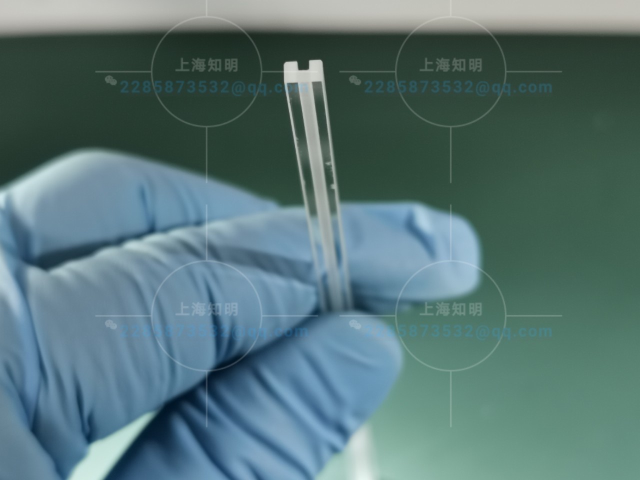 Optical Fiber 300mm Length Sapphire Bar With Groove 0.5mm Depth