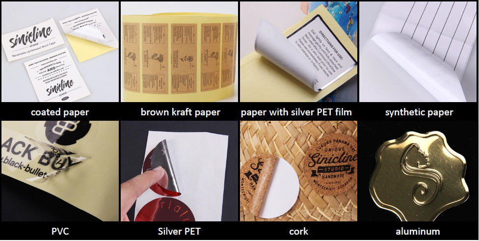Recycled White Plastic Sticker Labels Labels For Cosmetic Beauty