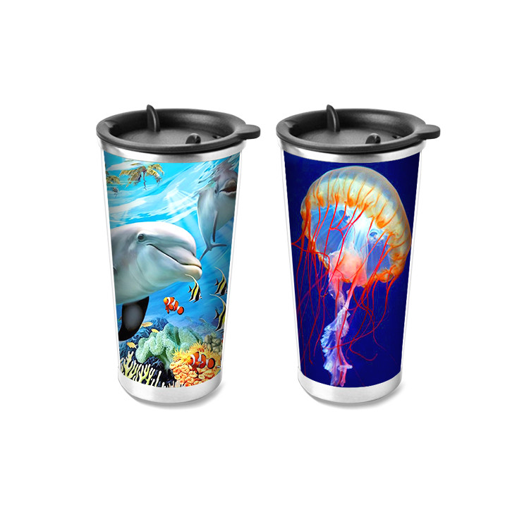 Stereogram 3d Lenticular Drink Cups For Kids 3d Mug Cup Creative Drinking Logo Design