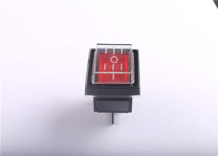 24A / 12A Micro Waterproof Rocker Switch , On Off 4 Pin Electric Power Switch