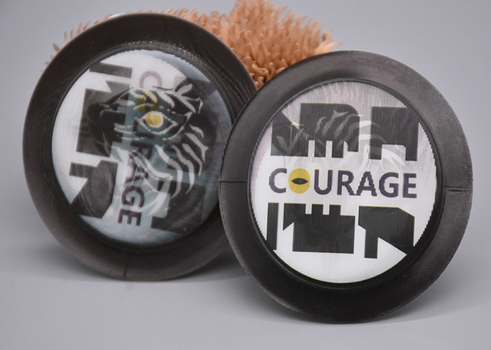 Two Reflective Effects 1.0Mm TPU Embossed Patch For Garments