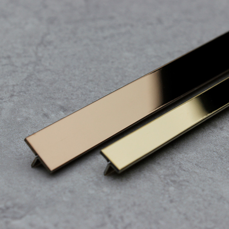 2mm Stainless Steel Outside Corner Trim Metal Edge Trim For Ceramic Tile