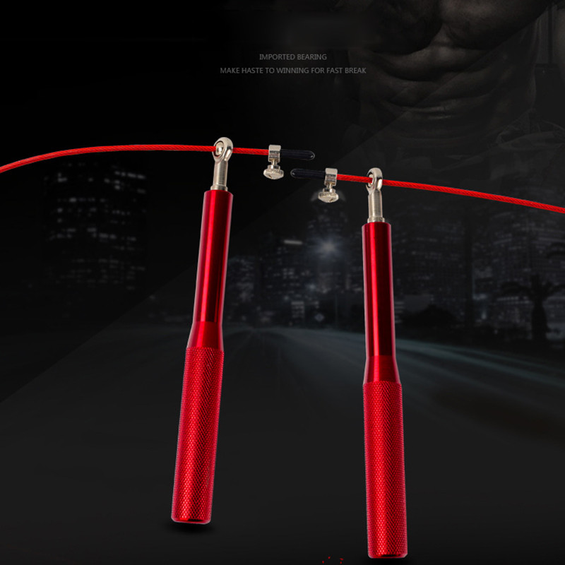 Fitness Training Steel Wire Skipping Rope Exercise 3 Meters Adjustable Speed