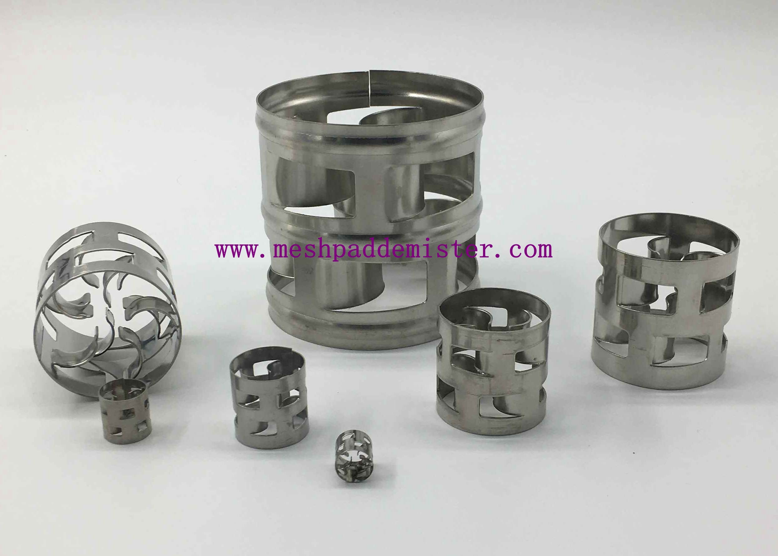 Ss316l Tower Iso9001 Packing Pall Ring 50mm Surface Area