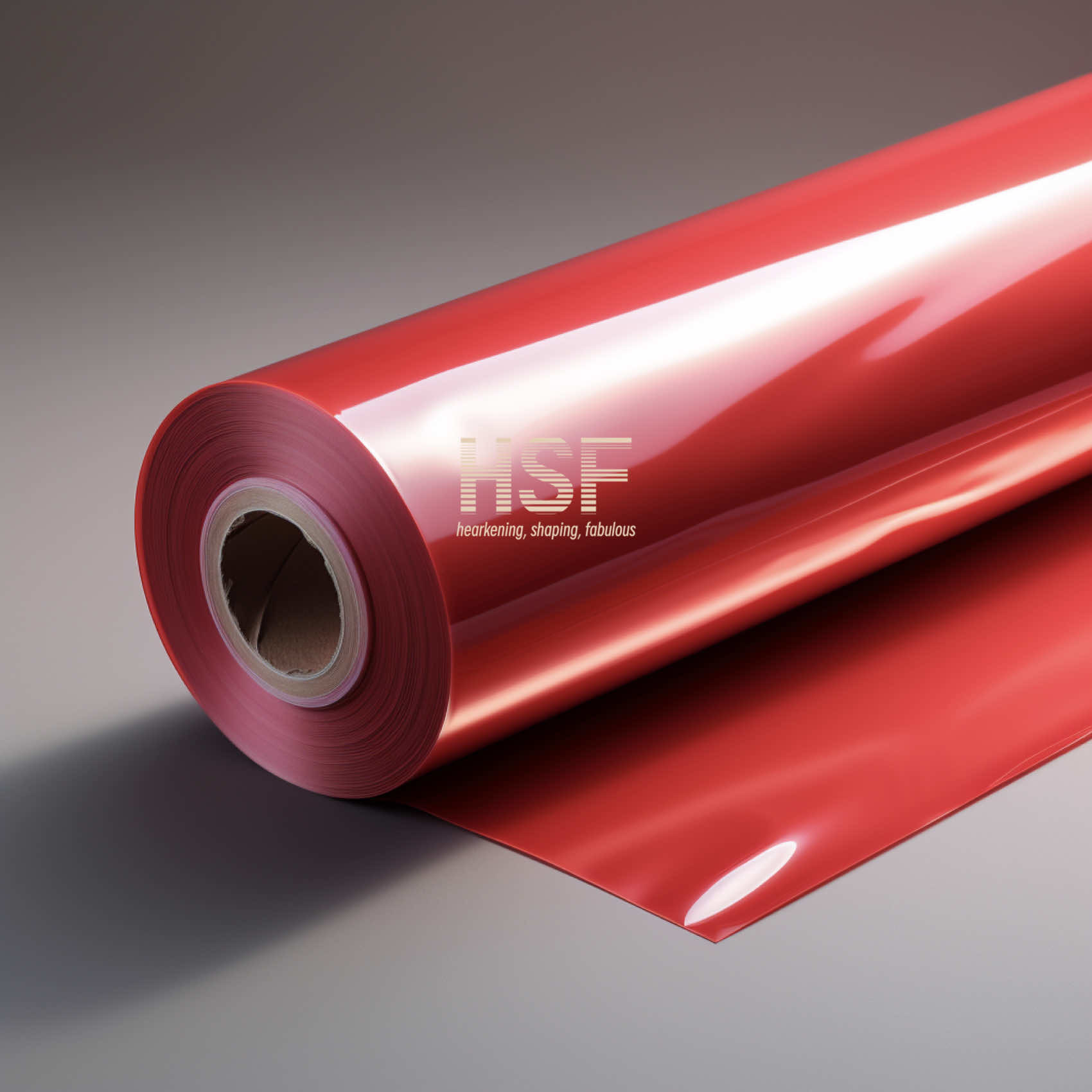 Opaque Red 40uM HDPE Plastic Sheet Roll Winding Length 5000 Meters