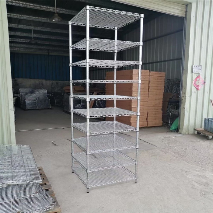 Chrome Finish 4 Layers ESD Storage Racks 330lbs Carbon Steel