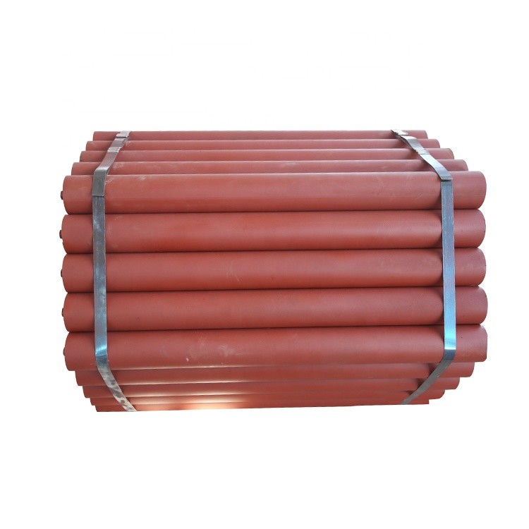 Steel Flat Return Carrier Impact Iso Belt Conveyor Roller Naked Painting