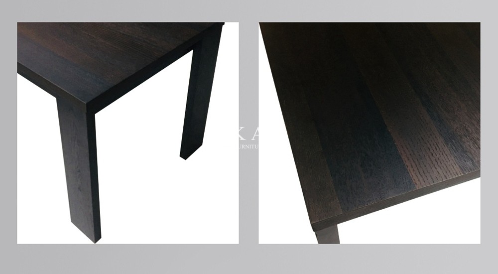 Rectangle Simple Design Solid Wood Modern Dining Table